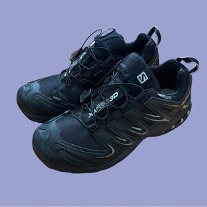 Black Salomon XA Pro 3D trainers Size 8